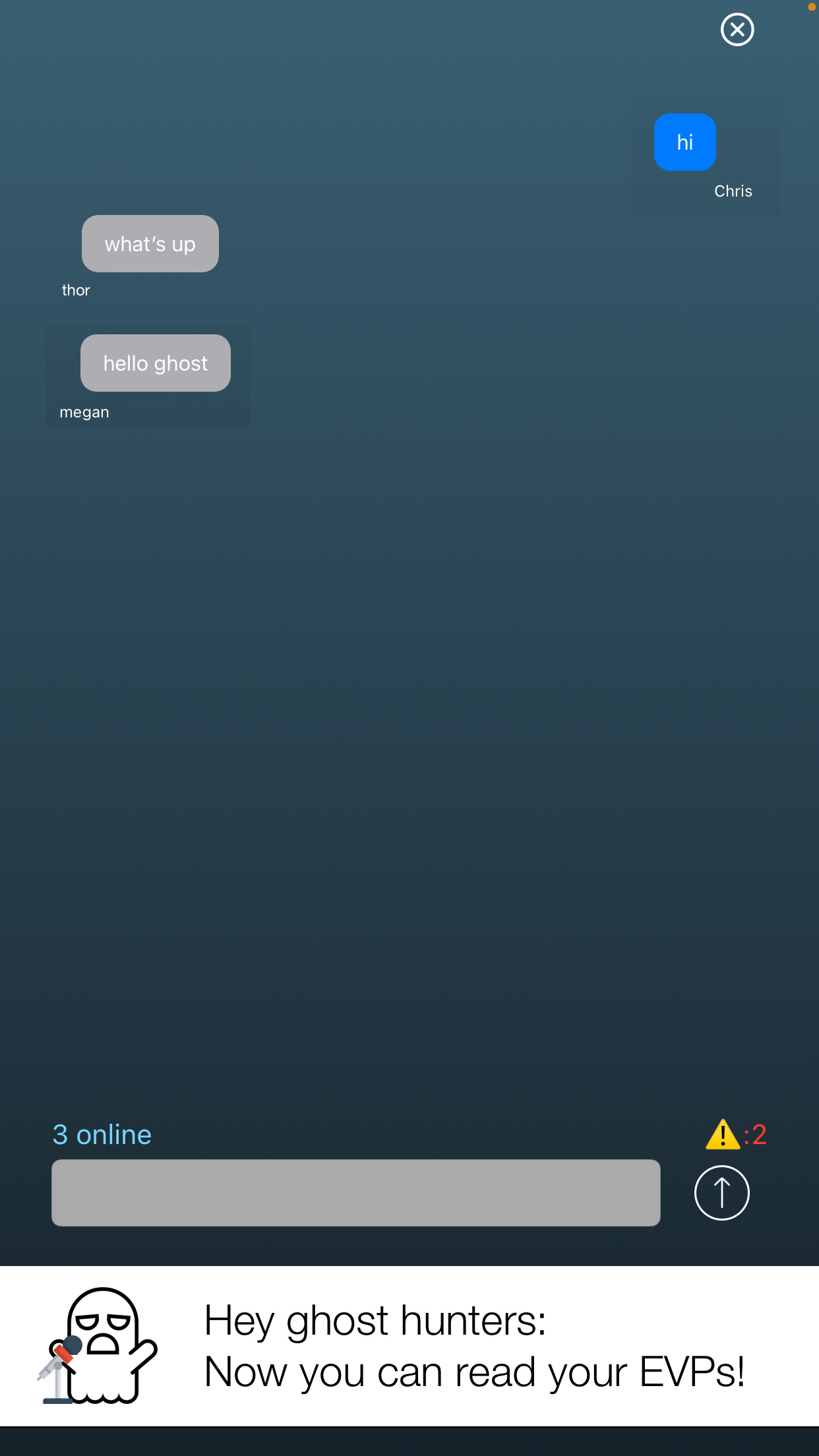 GhostTalk screenshot